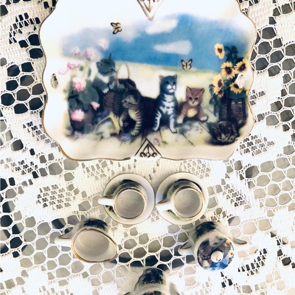 TEASET MINIATURE FLORAL MINI TEA - Picture 2 of 5